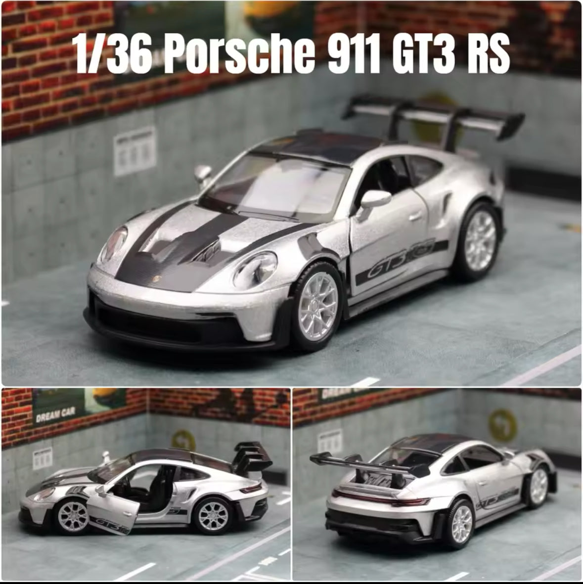 Premium Porsche 911 GT3 RS Diecast Technology 1:32 scale