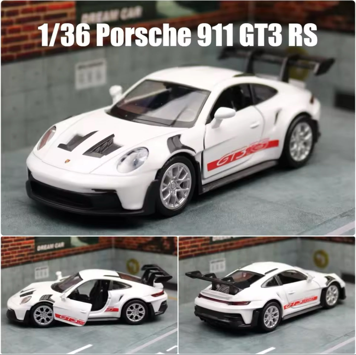 Premium Porsche 911 GT3 RS Diecast Technology 1:32 scale