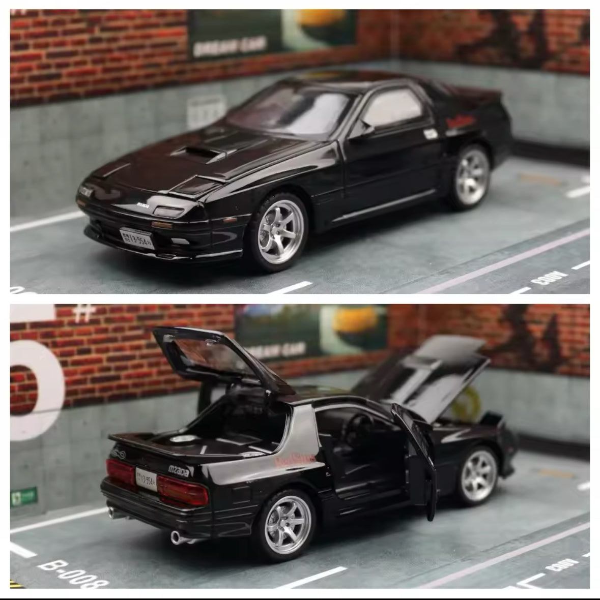 Premium Mazda RX7 Initial D Diecast Technology 1:32 scale