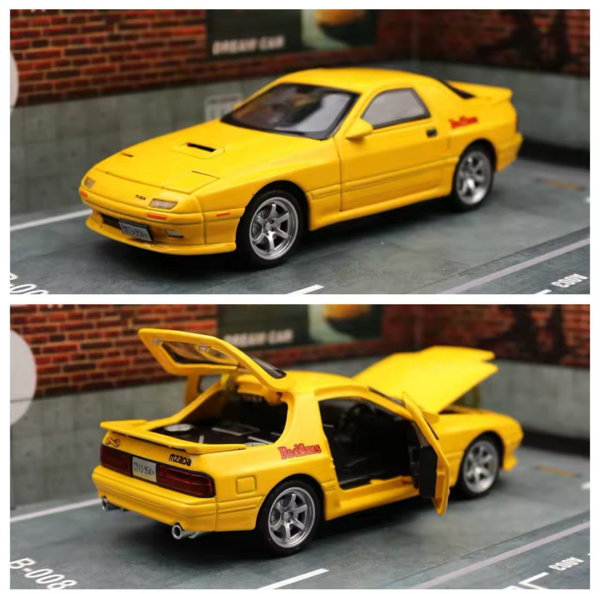 Premium Mazda RX7 Initial D Diecast Technology 1:32 scale