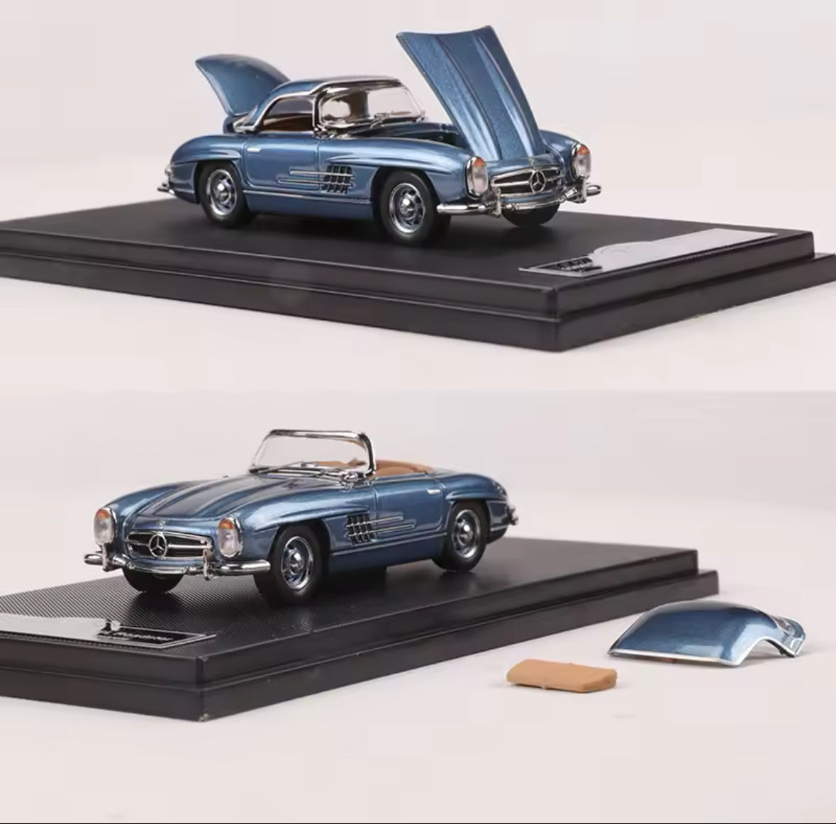 Ultra Precise 1960 Mercedes-Benz 300SL W198 Model Diecast Technology 1:64 Scale