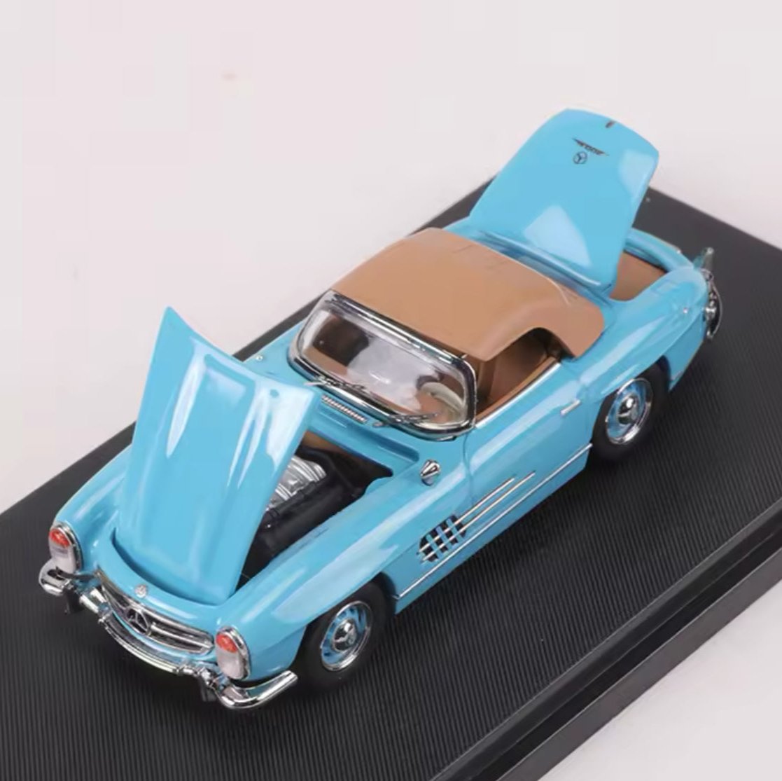 Ultra Precise 1960 Mercedes-Benz 300SL W198 Model Diecast Technology 1:64 Scale