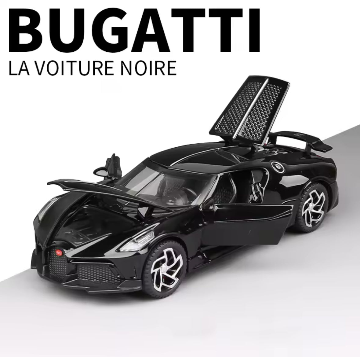 Ultra Precise Bugatti La Voiture Noire Diecast Technology 1:32 Scale