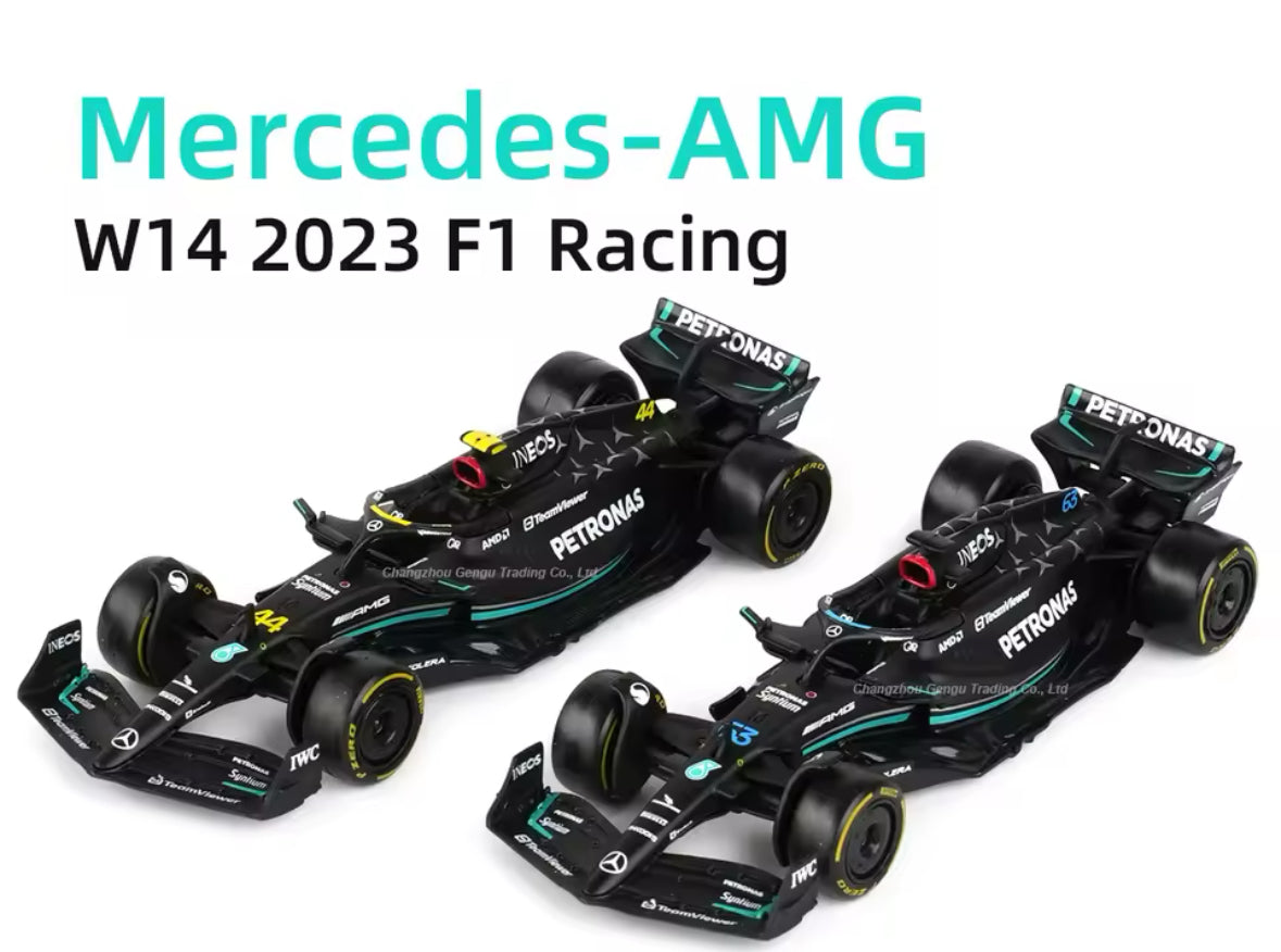 Ultra Precise Mercedes AMG 2023 W14 F1 Formula Diecast Technology 1:43 Scale